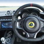 Lotus Evora 400 behind the wheel