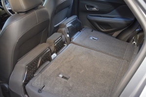 Mokka rear seats folded down