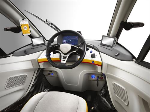 Shell concept car inside