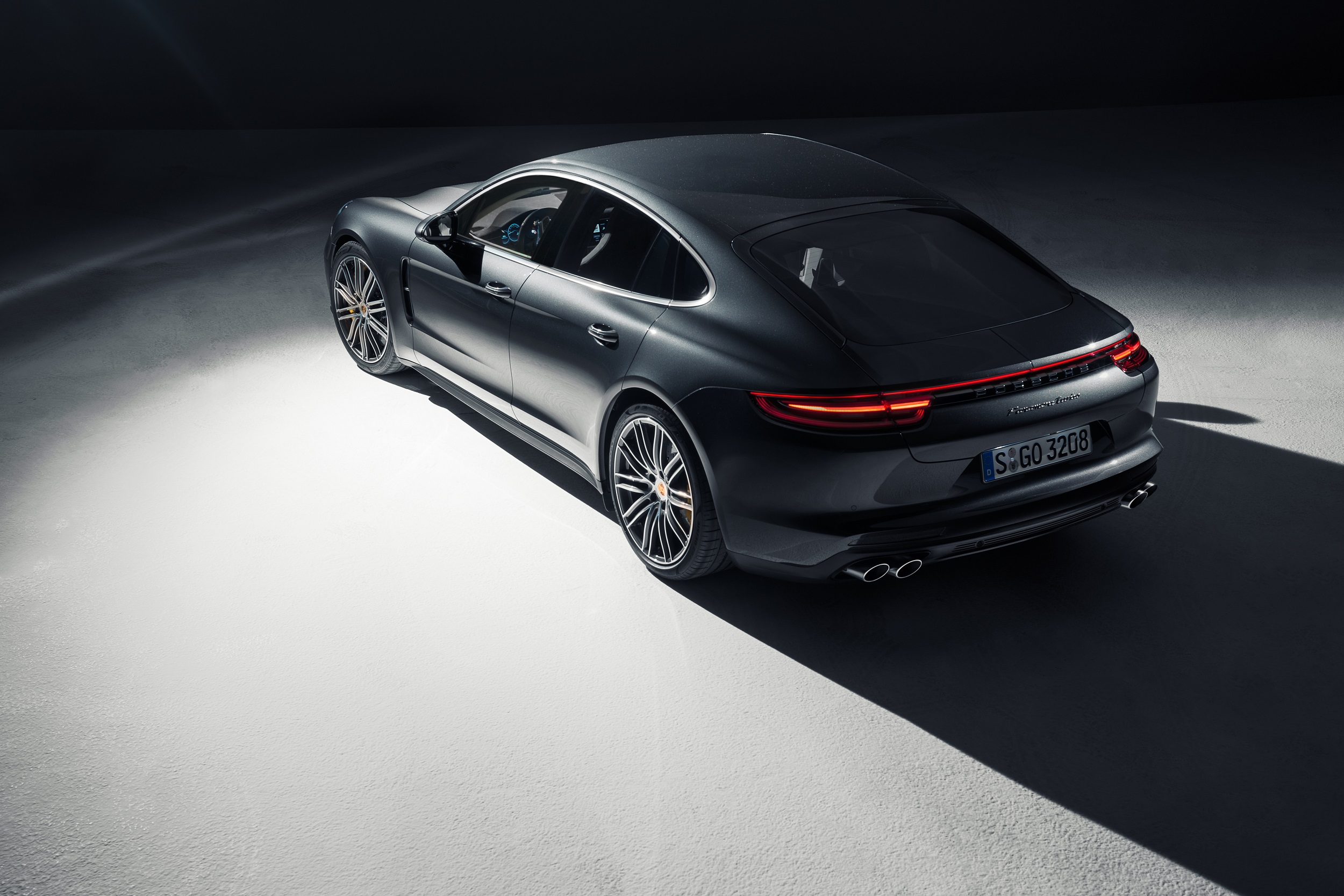 Porsche Panamera side and rear