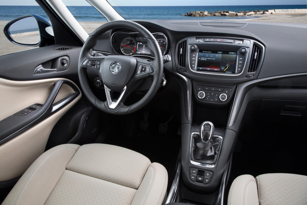Vauxhall Zafira inside