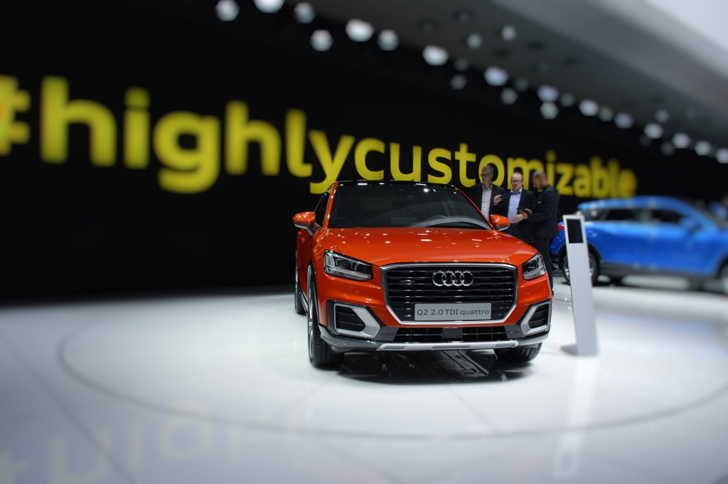 Audi Q2 Geneva grill