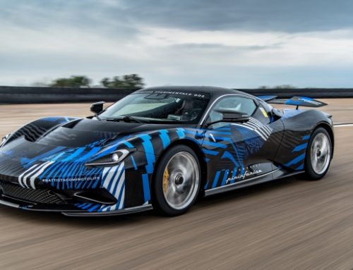 BATTISTA OUT ON TRACK TESTING. New car news.